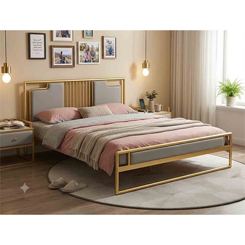 تخت خواب دونفره فلزی TF025